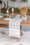 Buffalo Check Antler Table Runner