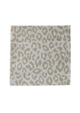Safari Leopard Printed Napkin - Natural (Set of 4)