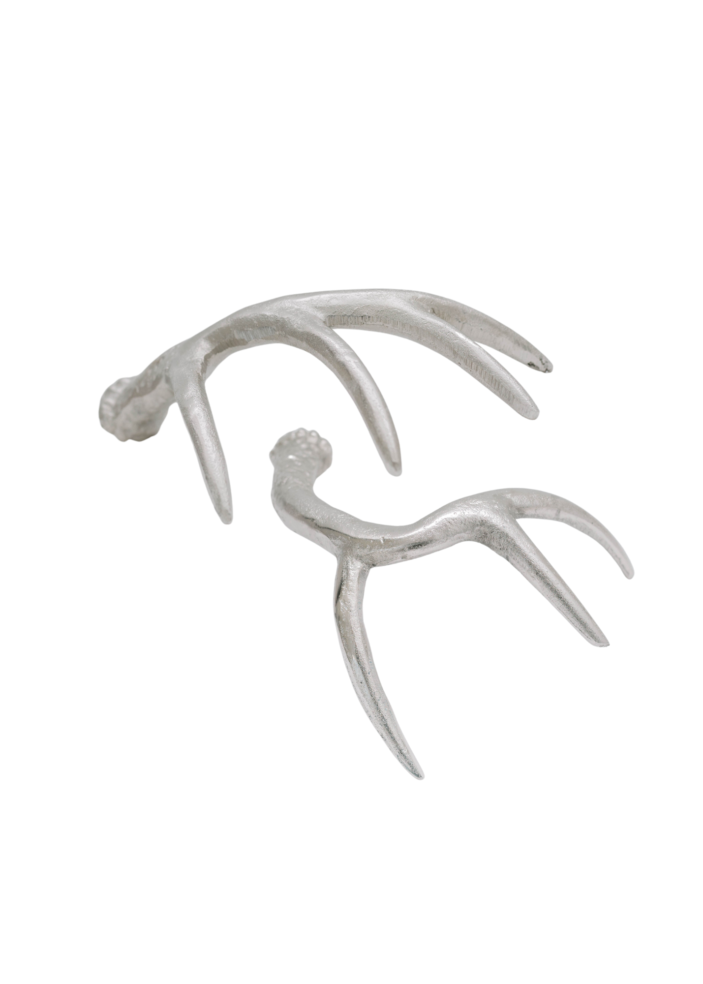 Silver Decorative Antlers (Set of 2)