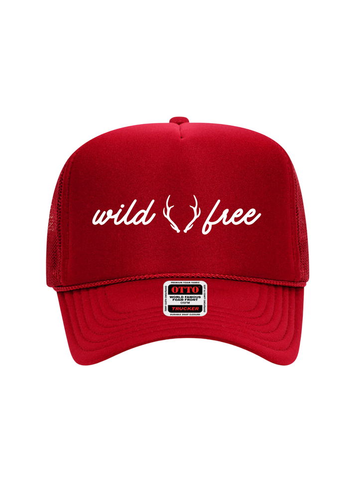 Wild & Free Hat In Red