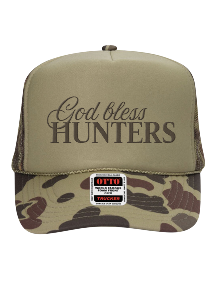 God Bless Hunters Camo Hat