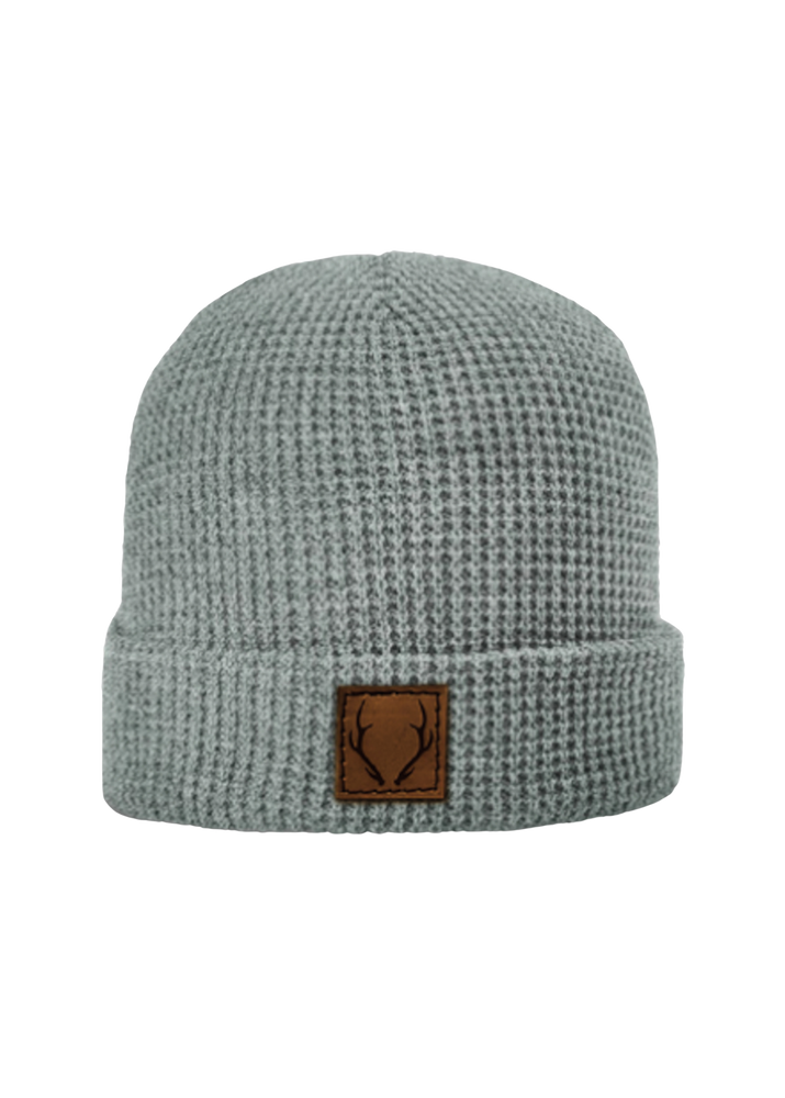 Waffle Knit Beanie in Heather