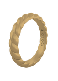 Women's QALO Ring- Twist Stackable