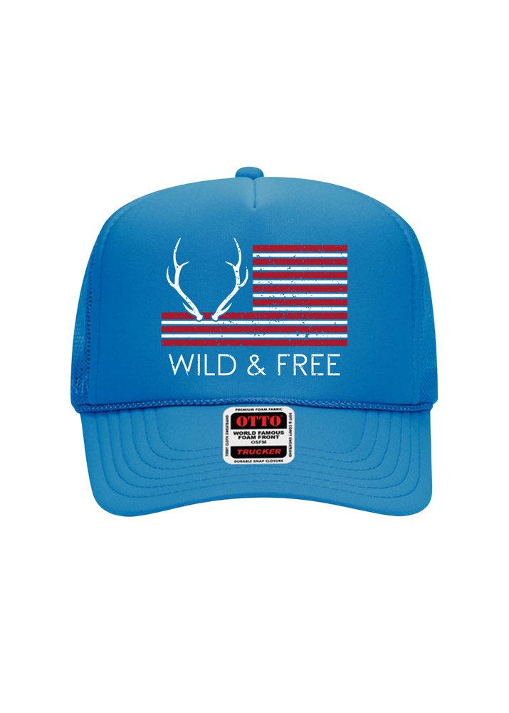 Americana Mini Flag Hat In Blue