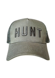 H U N T Hat in Olive Green