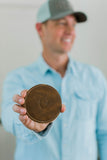 Leather Antler Coasters (Set of 4)