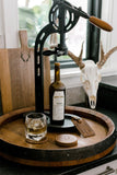 Leather Antler Luggage Tag