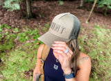 H U N T Hat in Olive Green