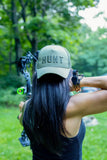H U N T Hat in Olive Green