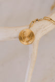 Antler Sunburst Drop Pendant Necklace