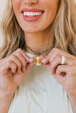 Antler Sunburst Drop Pendant Necklace