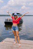 Americana Mini Flag Hat In Blue