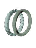 Women's Eva Shockey Twist/Classic Stack Ring