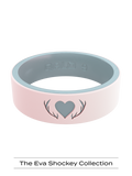 Women's Heart Antler Silicone Ring