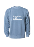 Happiest Outdoors Crewneck- Blue