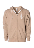 Signature Antler Zip Up - Sandstone