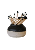 Signature Stoneware Match Striker in Matte Black