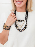 Couer d'Alene Necklace- Black