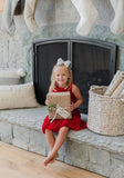 Merry & Bright Pillow Cover - Gray & Cream