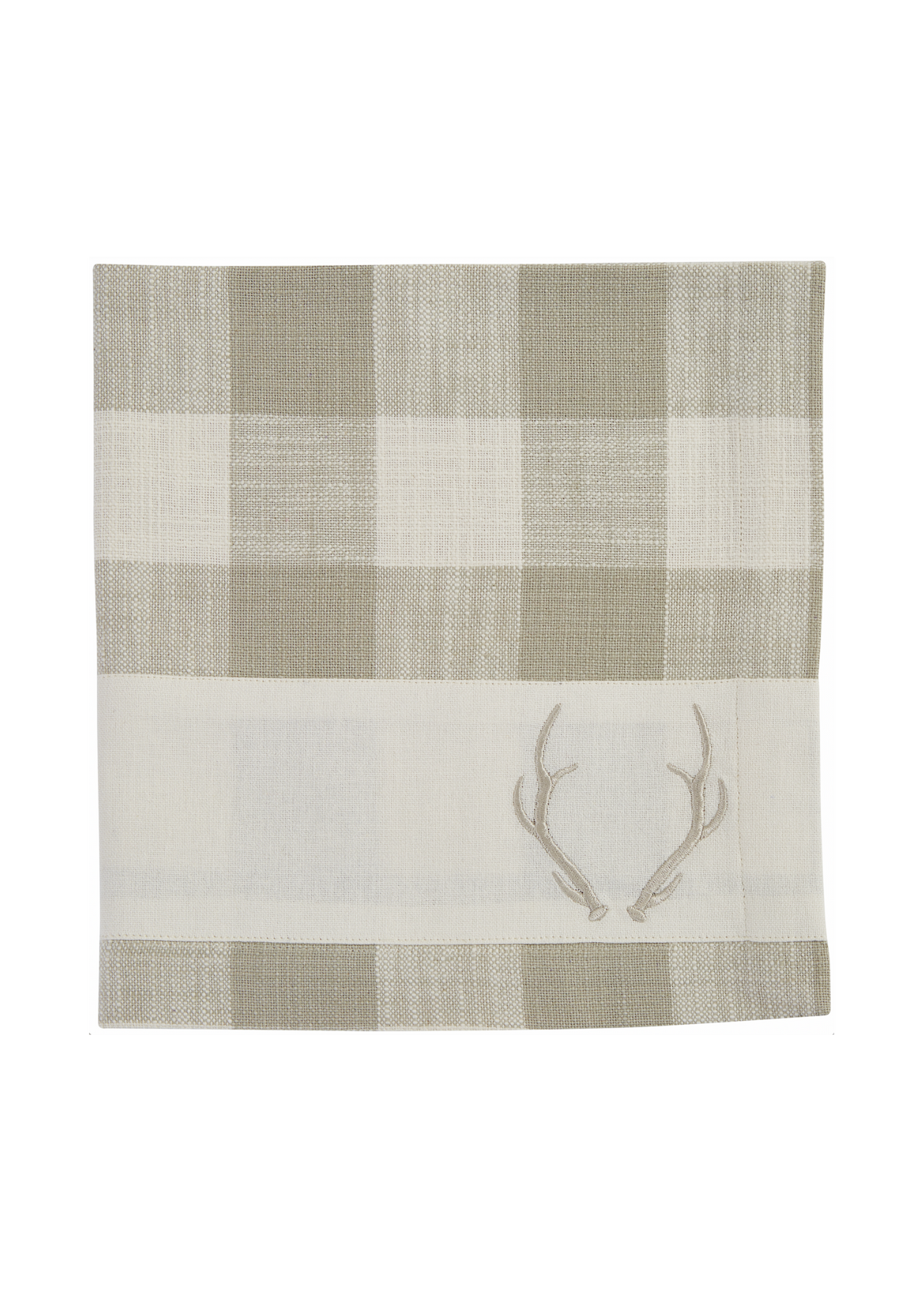 Buffalo Check Antler Napkin (Set of 4) – Eva & Co