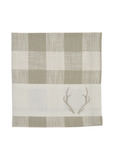 Buffalo Check Antler Napkin (Set of 4)