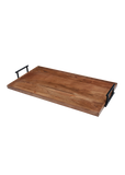 Wood & Bronze Tray