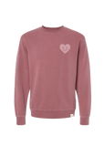 "LOVE" Crew in Maroon