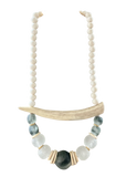 Telluride Necklace- Grey/White