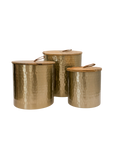 Brass Canisters (Set of 3)
