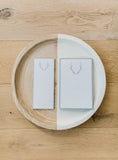Two Tone Wood Tray Set