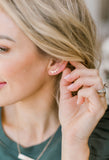 Silver - Antler Crawler Earrings