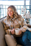 Signature Antler Zip Up - Sandstone