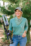 Signature Antler Pocket Long Sleeve- Green