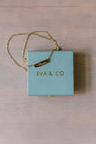 Mama Bar Necklace in Gold