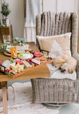 Wood & Bronze Tray