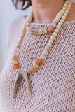 Anchorage Necklace - Blush & Coral