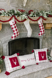 Merry & Bright Pillow Cover - Red