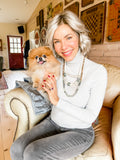 Telluride Necklace- Grey/White