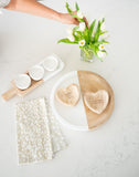 Two Tone Wood Tray Set